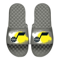 Шлепки Utah Jazz ISlide Spray Paint - Gray