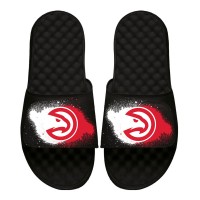 Шлепки Atlanta Hawks ISlide Youth Spray Paint - Black
