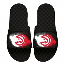 Шлепки Atlanta Hawks ISlide Youth Spray Paint - Black