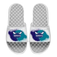 Шлепки Charlotte Hornets ISlide Youth Spray Paint - White