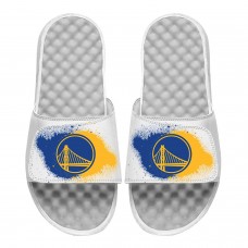 Шлепки Golden State Warriors ISlide Youth Spray Paint - White