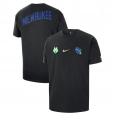 Футболка Milwaukee Bucks Nike 2023/24 City Edition Courtside Max90 - Black