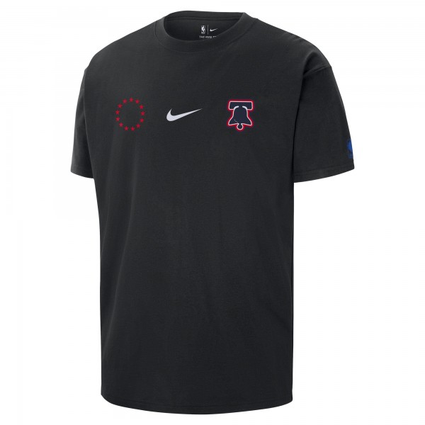 Футболка Philadelphia 76ers Nike 2023/24 City Edition Courtside Max90 - Black