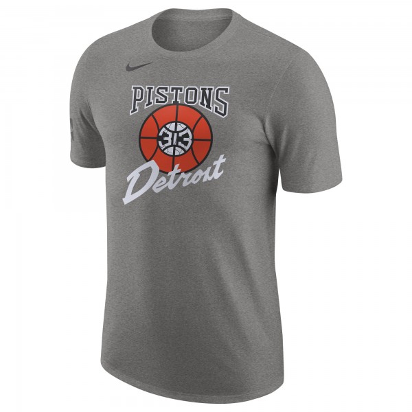 Футболка Detroit Pistons Nike 2023/24 City Edition Essential Warmup - Charcoal