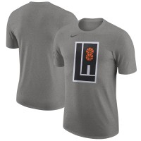 Футболка LA Clippers Nike 2023/24 City Edition Essential Warmup - Charcoal