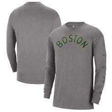 Футболка с длинным рукавом Boston Celtics Nike 2023/24 City Edition Max90 Expressive - Charcoal
