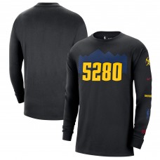 Футболка с длинным рукавом Denver Nuggets Nike 2023/24 City Edition Max90 Expressive - Black
