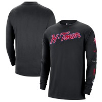 Футболка с длинным рукавом Houston Rockets Nike 2023/24 City Edition Max90 Expressive - Black