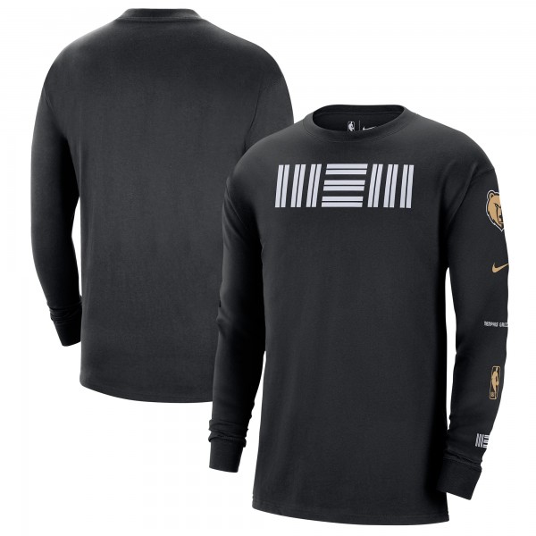 Футболка с длинным рукавом Memphis Grizzlies Nike 2023/24 City Edition Max90 Expressive - Black