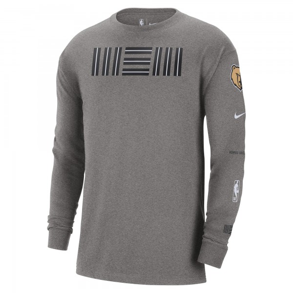 Футболка с длинным рукавом Memphis Grizzlies Nike 2023/24 City Edition Max90 Expressive - Charcoal