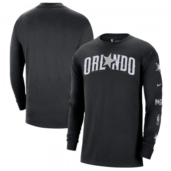 Футболка с длинным рукавом Orlando Magic Nike 2023/24 City Edition Max90 Expressive - Black