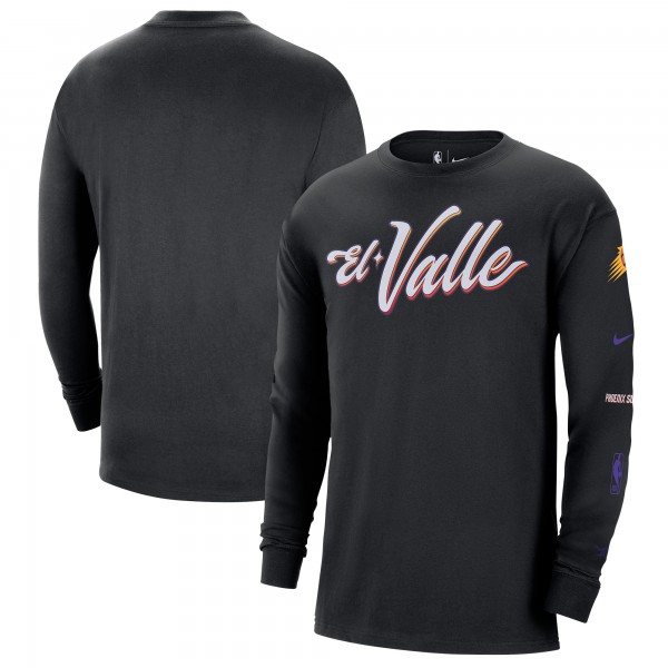 Футболка с длинным рукавом Phoenix Suns Nike 2023/24 City Edition Max90 Expressive - Black