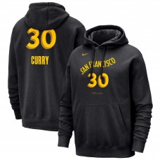 Именная толстовка Stephen Curry Golden State Warriors Nike 2023/24 City Edition - Black