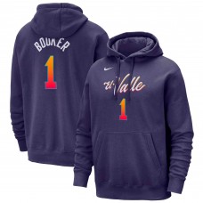 Именная толстовка Devin Booker Phoenix Suns Nike 2023/24 City Edition - Purple