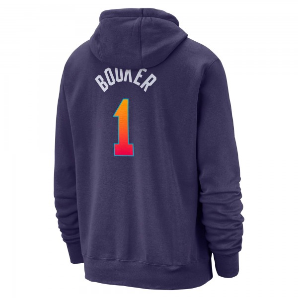 Именная толстовка Devin Booker Phoenix Suns Nike 2023/24 City Edition - Purple