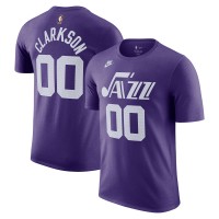 Именная футболка Jordan Clarkson Utah Jazz Nike Classic Edition - Purple