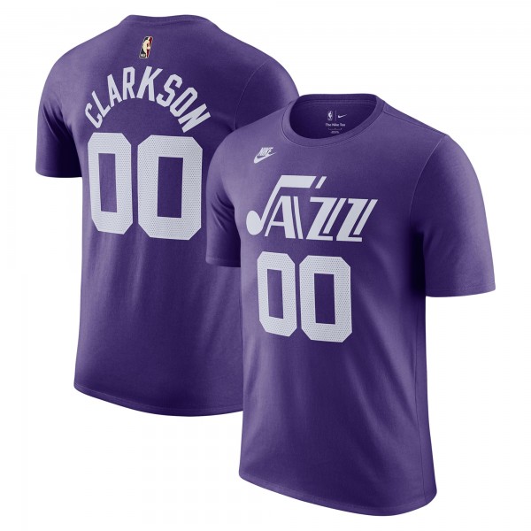 Именная футболка Jordan Clarkson Utah Jazz Nike Classic Edition - Purple