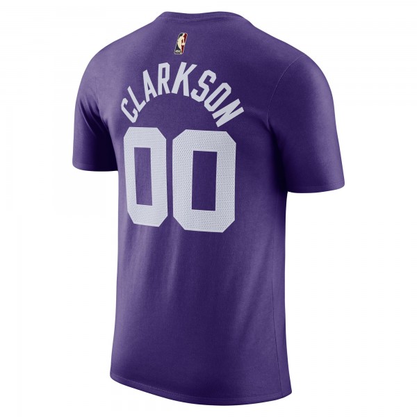 Именная футболка Jordan Clarkson Utah Jazz Nike Classic Edition - Purple