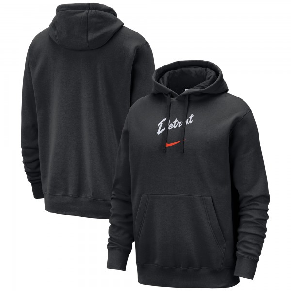 Толстовка Detroit Pistons Nike 2023/24 City Edition Essential Club - Black