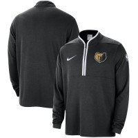 Кофта на короткой молнии Memphis Grizzlies Nike 2023/24 City Edition Authentic Coaches - Black