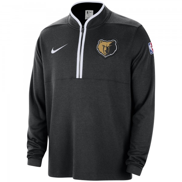Кофта на короткой молнии Memphis Grizzlies Nike 2023/24 City Edition Authentic Coaches - Black