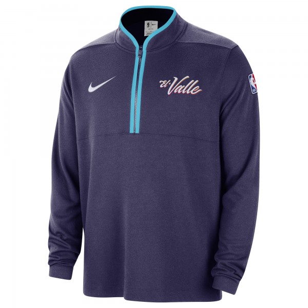 Кофта на короткой молнии Phoenix Suns Nike 2023/24 City Edition Authentic Coaches - Purple