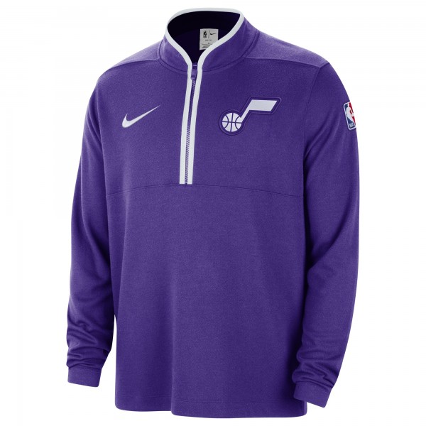 Кофта на короткой молнии Utah Jazz Nike 2023/24 City Edition Authentic Coaches - Purple