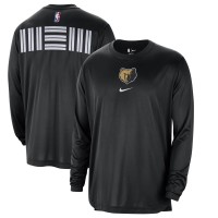 Футболка с длинным рукавом Memphis Grizzlies Nike 2023/24 City Edition Authentic Pregame Performance - Black
