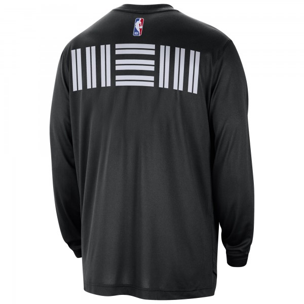 Футболка с длинным рукавом Memphis Grizzlies Nike 2023/24 City Edition Authentic Pregame Performance - Black