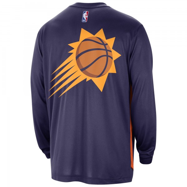 Футболка с длинным рукавом Phoenix Suns Nike 2023/24 City Edition Authentic Pregame Performance - Purple