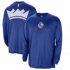 Футболка с длинным рукавом Sacramento Kings Nike 2023/24 City Edition Authentic Pregame Performance - Blue
