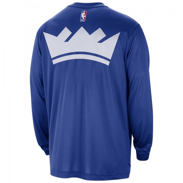 Футболка с длинным рукавом Sacramento Kings Nike 2023/24 City Edition Authentic Pregame Performance - Blue
