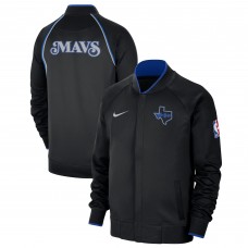 Куртка на молнии Dallas Mavericks Nike 2023/24 City Edition Authentic Showtime Performance Raglan - Black