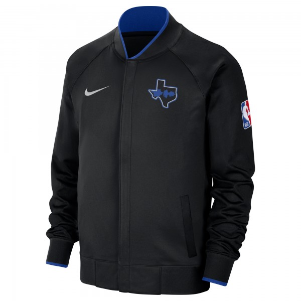Куртка на молнии Dallas Mavericks Nike 2023/24 City Edition Authentic Showtime Performance Raglan - Black