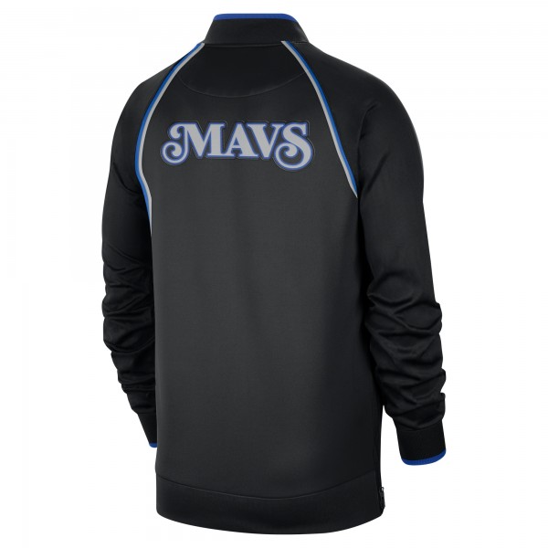 Куртка на молнии Dallas Mavericks Nike 2023/24 City Edition Authentic Showtime Performance Raglan - Black