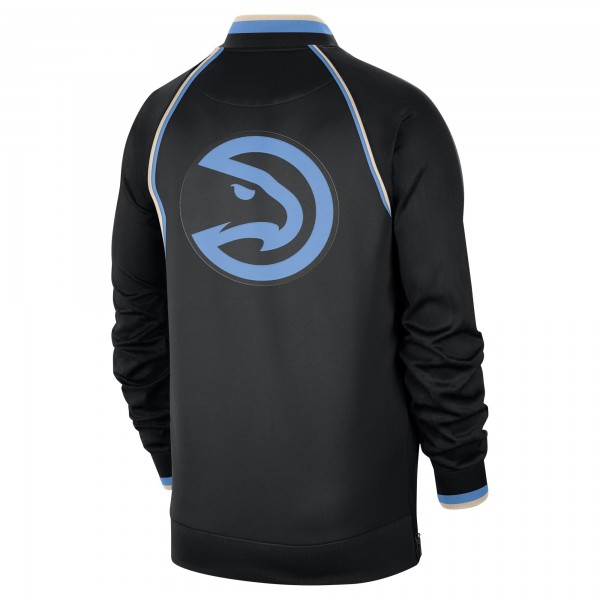 Кофта на молнии Atlanta Hawks Nike 2023/24 City Edition Authentic Showtime Performance Raglan - Black