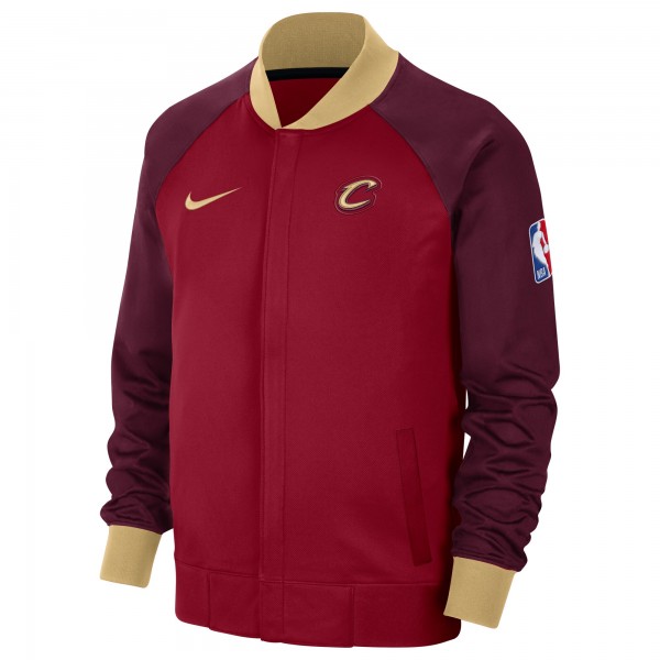 Кофта на молнии Cleveland Cavaliers Nike 2023/24 City Edition Authentic Showtime Performance Raglan - Wine