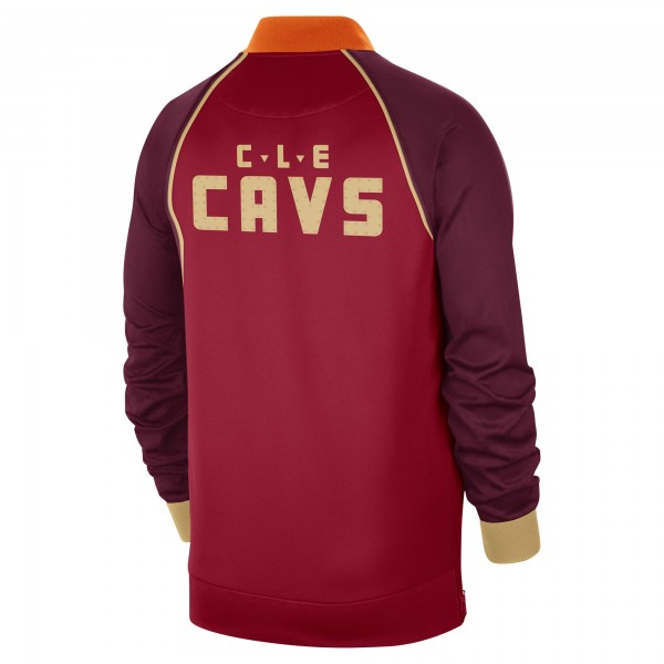 Кофта на молнии Cleveland Cavaliers Nike 2023/24 City Edition Authentic Showtime Performance Raglan - Wine