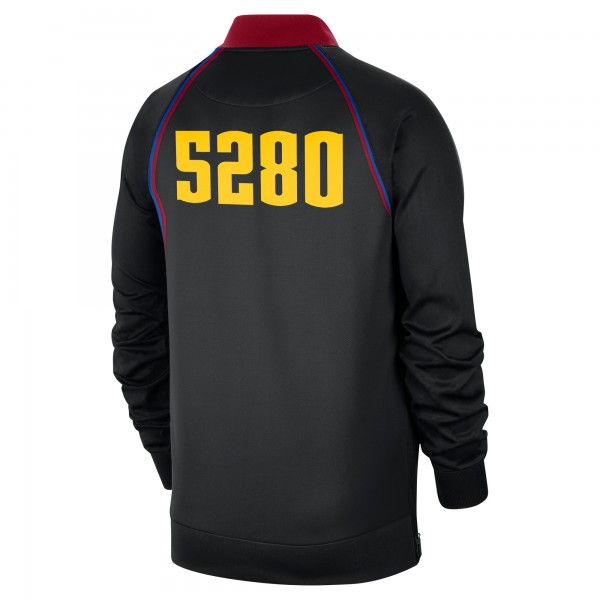 Куртка на молнии Denver Nuggets Nike 2023/24 City Edition Authentic Showtime Performance Raglan - Black