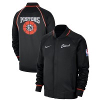 Куртка на молнии Detroit Pistons Nike 2023/24 City Edition Authentic Showtime Performance Raglan - Black