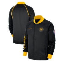 Куртка на молнии Golden State Warriors Nike 2023/24 City Edition Authentic Showtime Performance Raglan - Black
