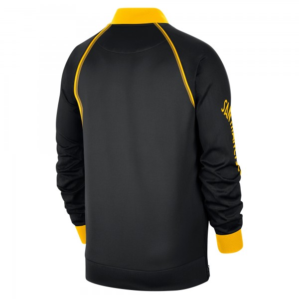 Куртка на молнии Golden State Warriors Nike 2023/24 City Edition Authentic Showtime Performance Raglan - Black