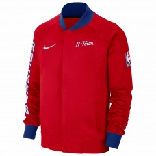 Кофта на молнии Houston Rockets Nike 2023/24 City Edition Authentic Showtime Performance Raglan - Red