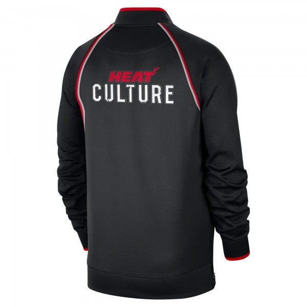 Кофта на молнии Miami Heat Nike 2023/24 City Edition Authentic Showtime Performance Raglan - Black