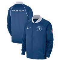 Куртка на молнии Minnesota Timberwolves Nike 2023/24 City Edition Authentic Showtime Performance Raglan - Blue