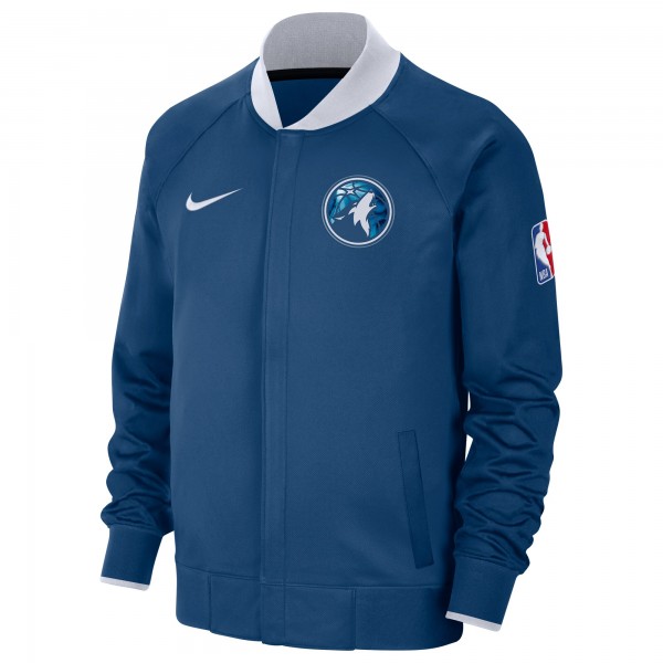 Куртка на молнии Minnesota Timberwolves Nike 2023/24 City Edition Authentic Showtime Performance Raglan - Blue