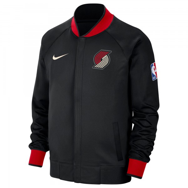 Кофта на молнии Portland Trail Blazers Nike 2023/24 City Edition Authentic Showtime Performance Raglan - Black