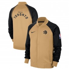 Куртка на молнии Toronto Raptors Nike 2023/24 City Edition Authentic Showtime Performance Raglan - Gold