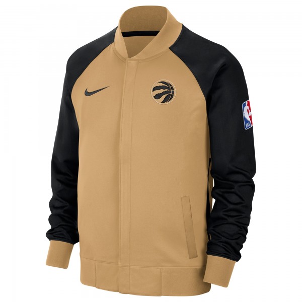 Куртка на молнии Toronto Raptors Nike 2023/24 City Edition Authentic Showtime Performance Raglan - Gold
