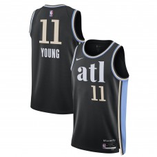 Игровая форма  Trae Young Atlanta Hawks Nike Unisex 2023/24 Swingman - Black - City Edition